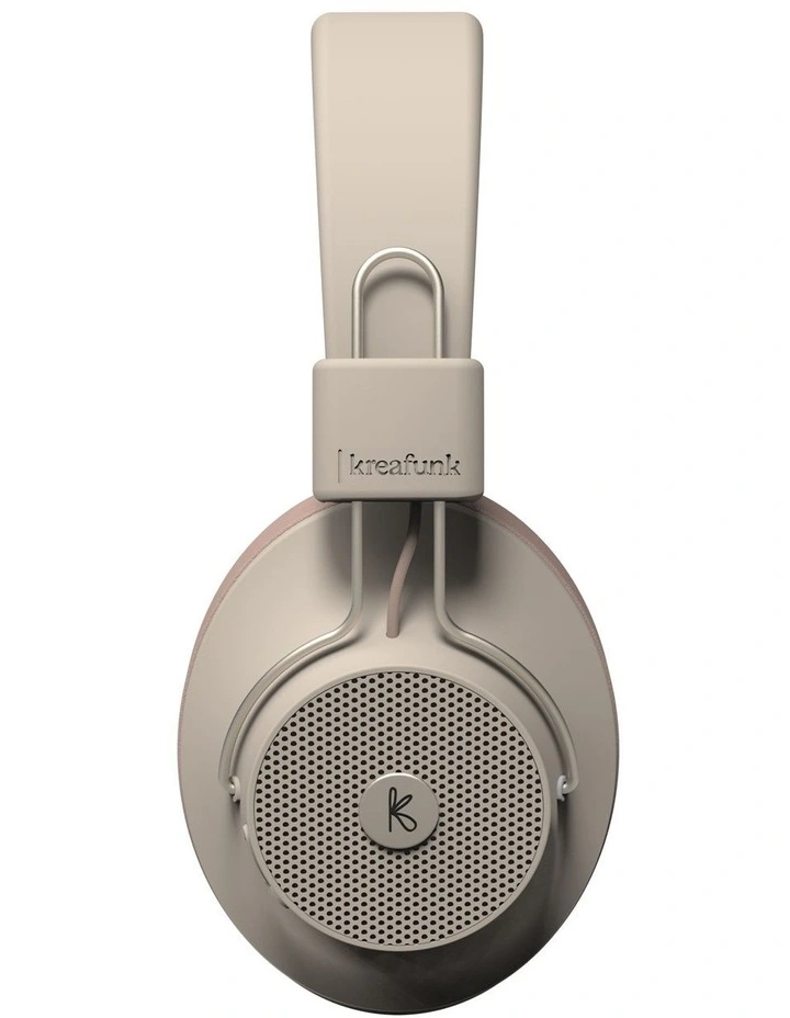Abeat Qi Bluetooth Headphones W/ Anc in Ivory Sand image 2