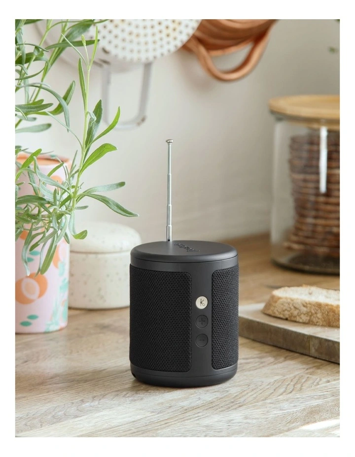 Dabbie Dab /Fm Radio W/ Bluetooth in Black image 3