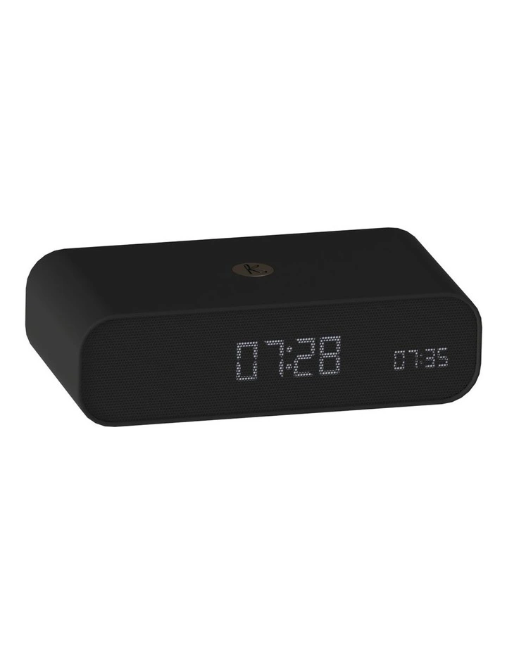 Wakie Alarm Clock Qi Charger Bluetooth in Black image 1