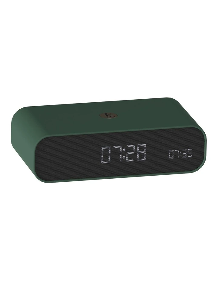 Wakie Alarm Clock Qi Charger Bluetooth in Nordic Green image 1
