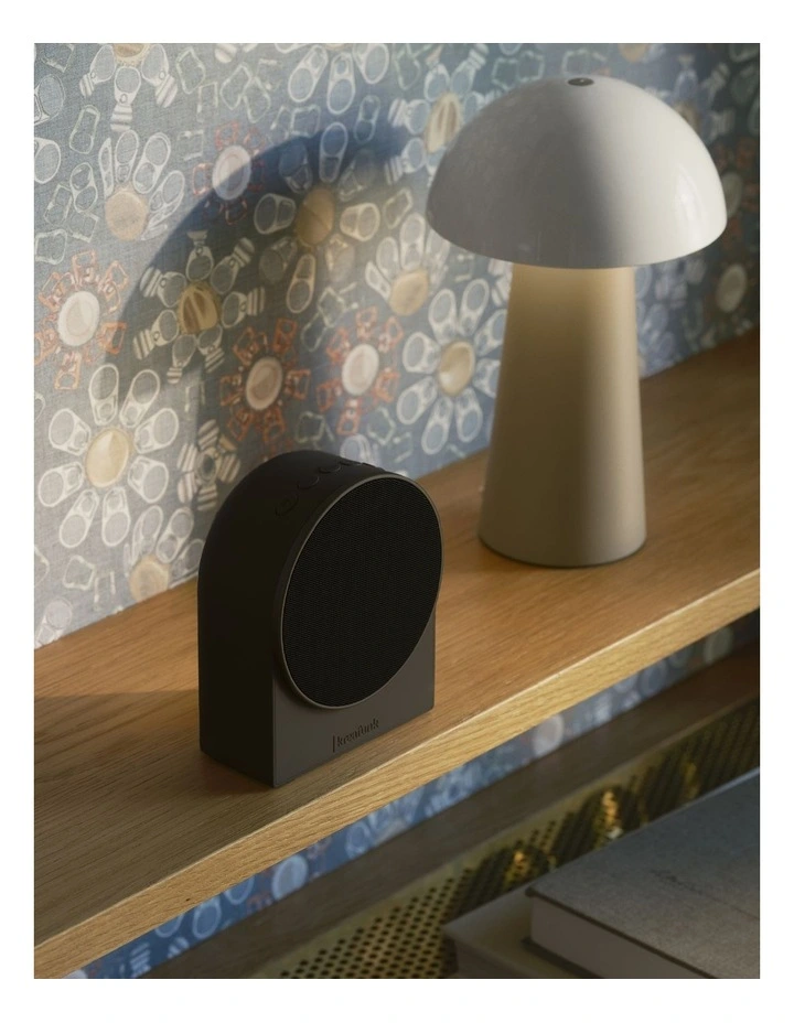 Ivy Alarm Clock W/ Bluetooth Speaker in Black image 2