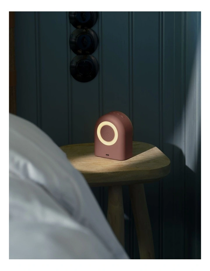 Ivy Alarm Clock W/ Bluetooth Speaker in Terracotta image 3