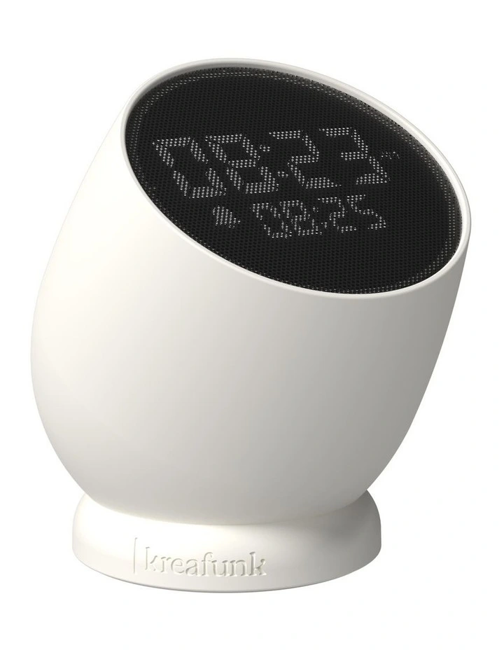 Bell Alarm Clock in White image 3