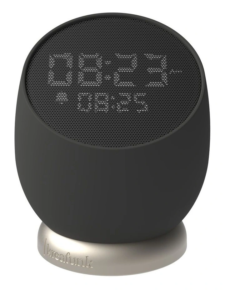Bell Alarm Clock in Black image 2