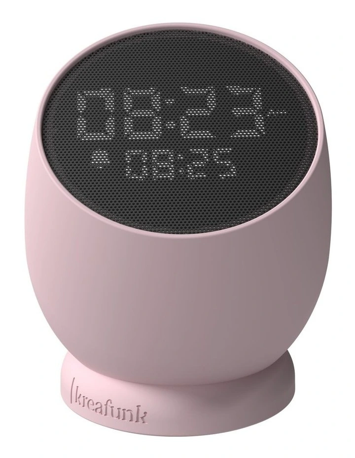Bell Alarm Clock in Dusty Rose image 1