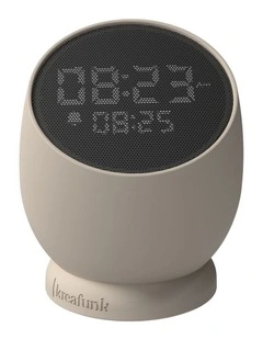 Bell Alarm Clock in Ivory Sand