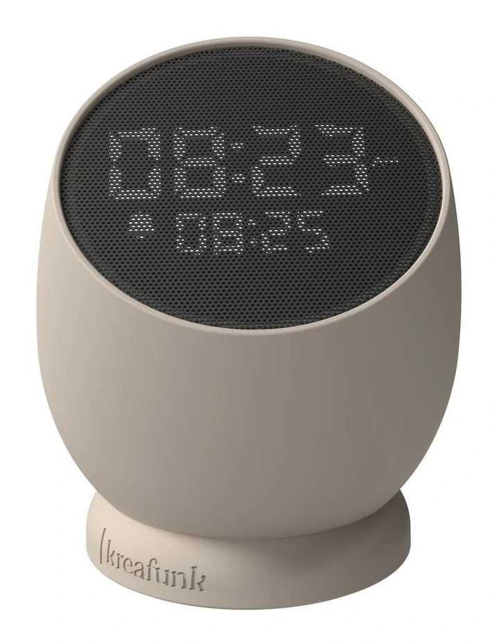 Bell Alarm Clock in Ivory Sand image 1