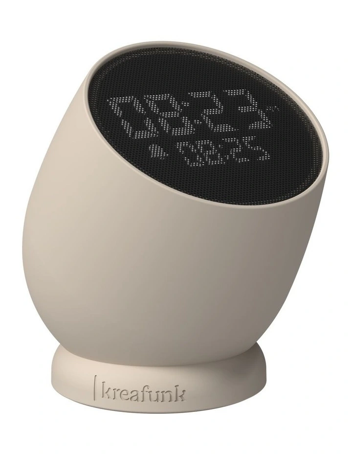 Bell Alarm Clock in Ivory Sand image 3