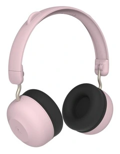 Kids Buzz Junior Bluetooth Headphones in Dusty Rose