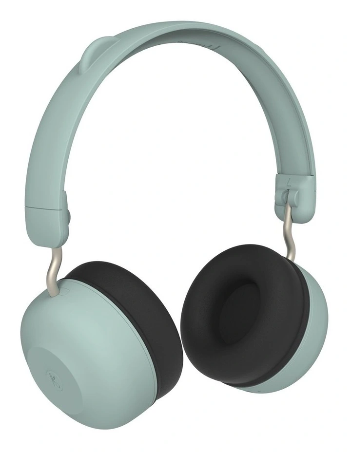 Kids Buzz Junior Bluetooth Headphones in Dusty Green image 1