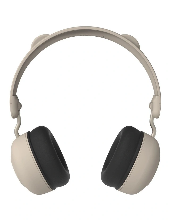 Kids Buzz Junior Bluetooth Headphones in Ivory Sand image 2