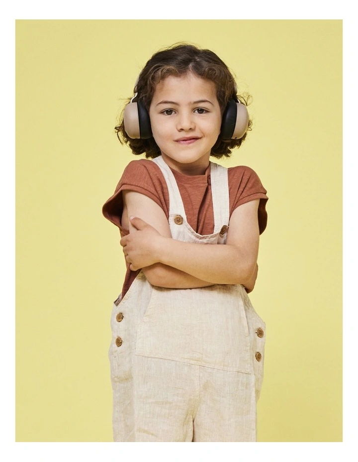 Kids Buzz Junior Bluetooth Headphones in Ivory Sand image 4