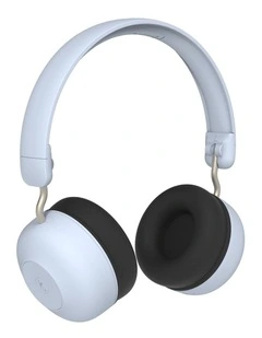 Kids Buzz Bluetooth Headphones W/ Anc in Cloudy Blue
