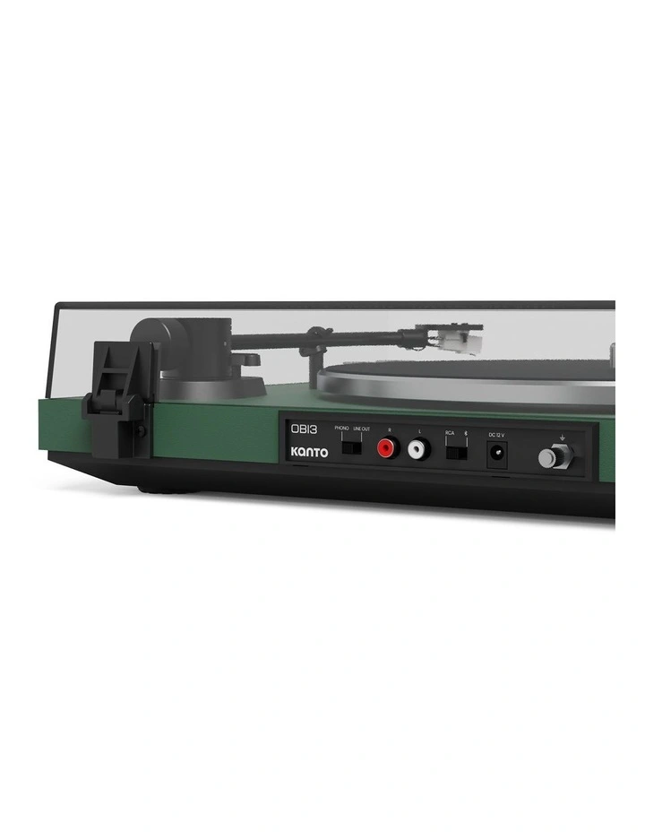 OBI3 Turntable With Bluetooth 5.3, Preamp And Pitch Control Speaker in Matte Green image 2
