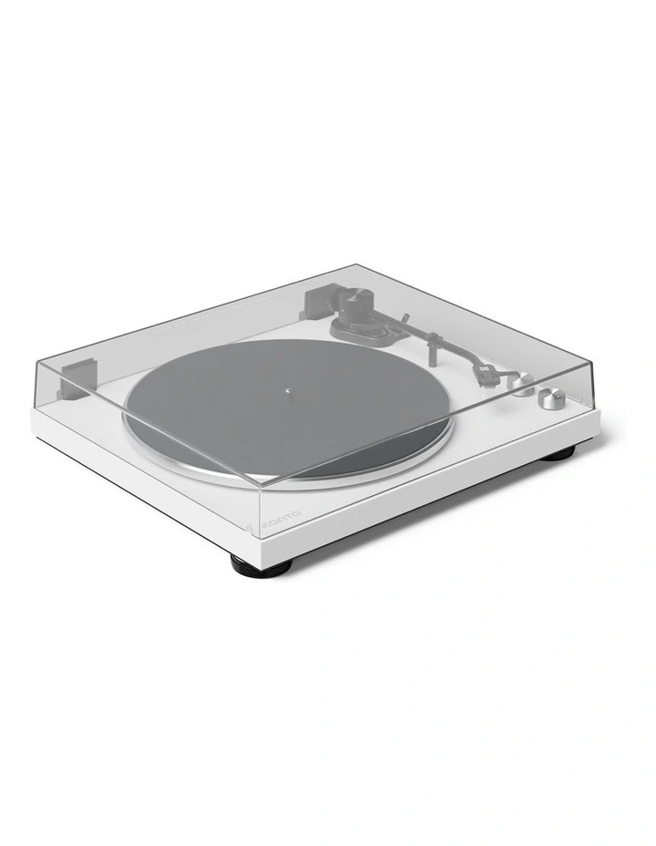 OBI3 Turntable With Bluetooth 5.3, Preamp And Pitch Control Speaker in Matte White image 3
