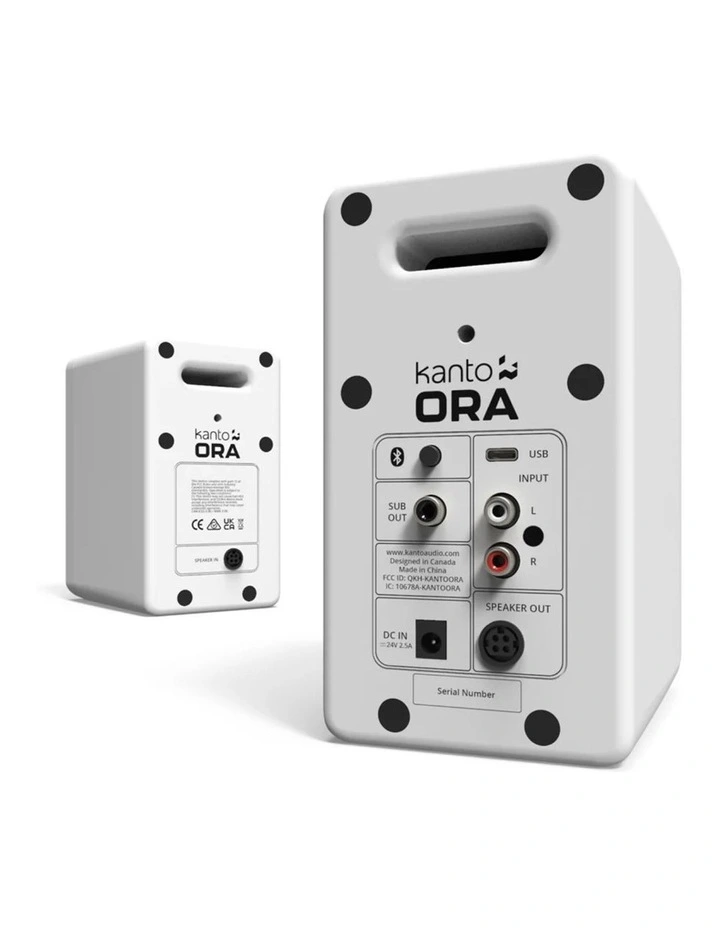 OBI3 Turntable With ORA 100W Powered Speakers in Matte White image 4