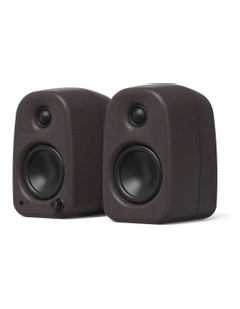 UKI 100W Desktop Speakers With Bluetooth in Brown