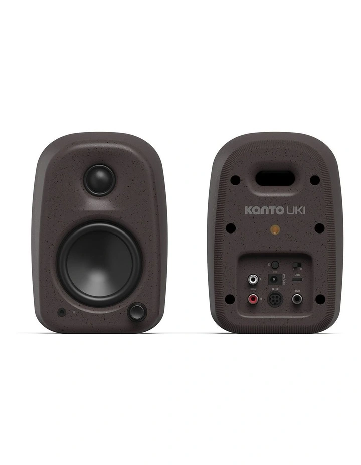 UKI 100W Desktop Speakers With Bluetooth in Brown image 2