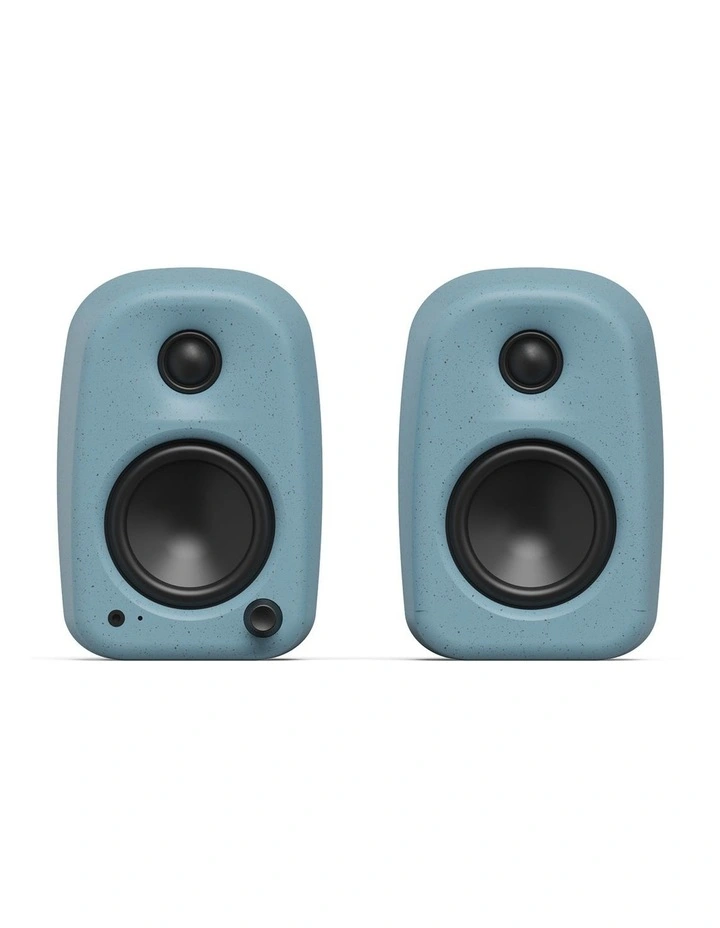 UKI Desktop Speakers with Bluetooth, USB-C, Headphone out Pair in Cornflower Matte Blue image 3