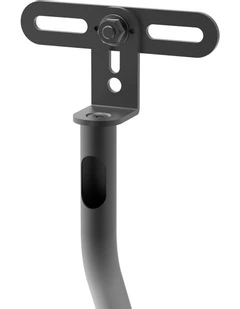 SLH Universal Height Adjustable Speaker Stands for Satellites up to 9 lbs - Black, Pair
