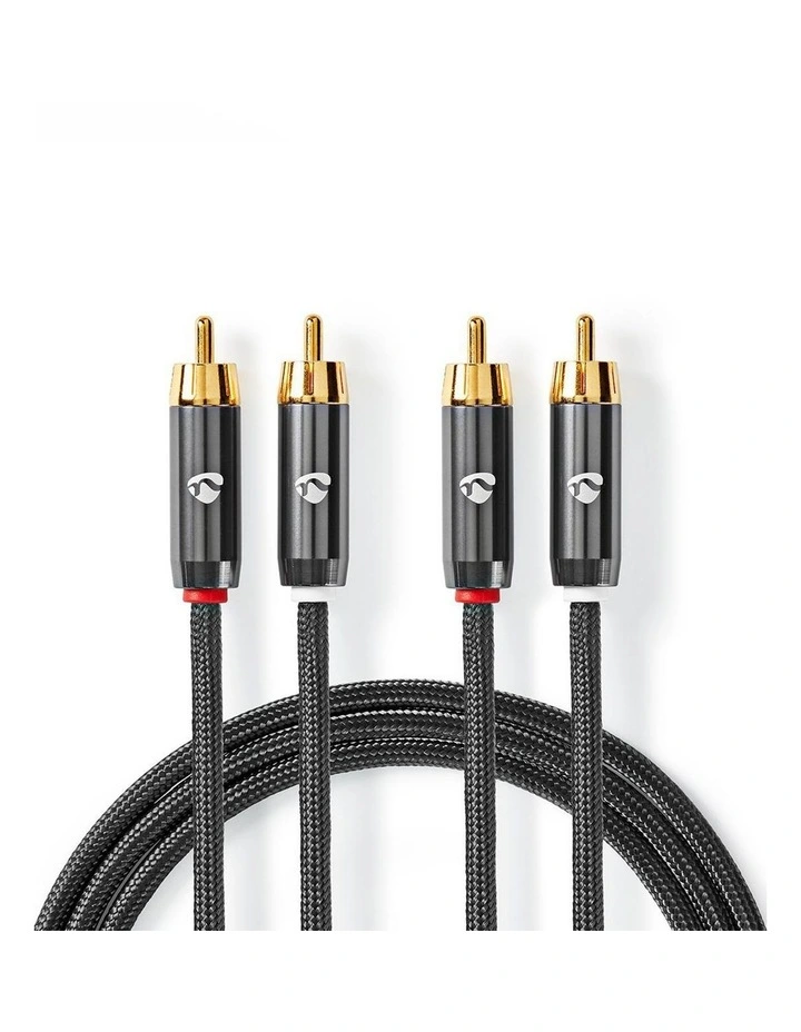 Stereo RCA Audio Cable 1m image 2