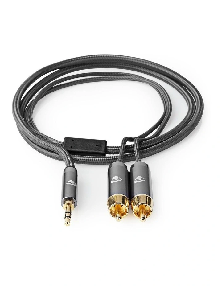 Stereo Audio Cable 3.5mm Male to 2x RCA Male 5m image 4