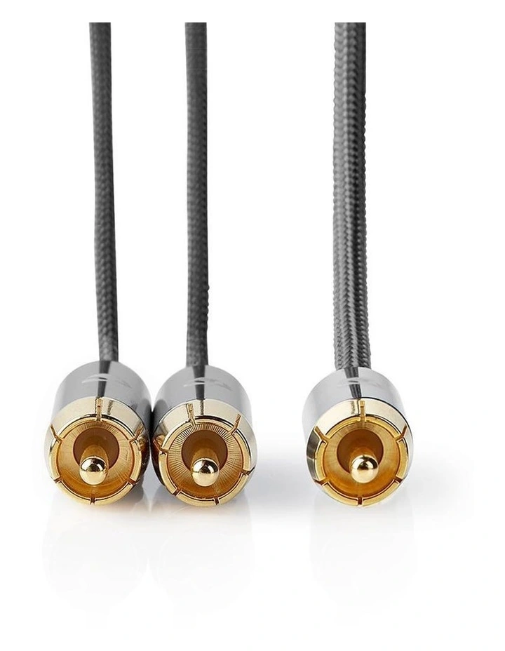 Subwoofer Cable RCA Male to 2x RCA Male 3m image 3