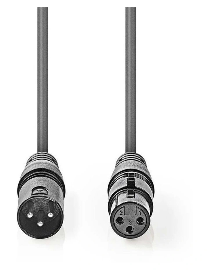 Balanced Audio Cable XLR 3-Pin Male to XLR 3-Pin Female 1.00 m image 1