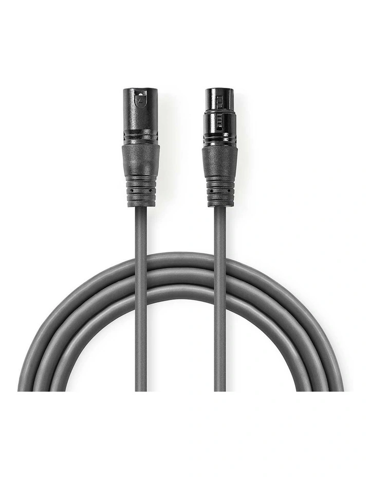 Balanced Audio Cable XLR 3-Pin Male to XLR 3-Pin Female 1.00 m image 2