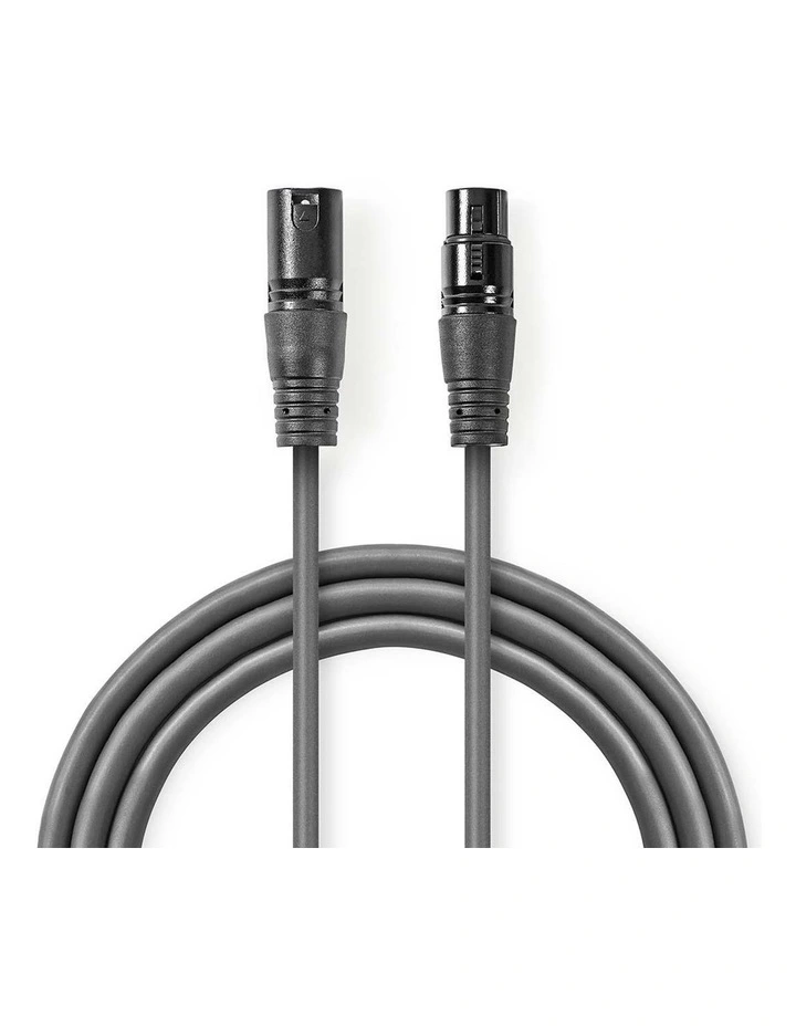 Balanced Audio Cable XLR 3-Pin Male to XLR 3-Pin Female 3.00m image 2