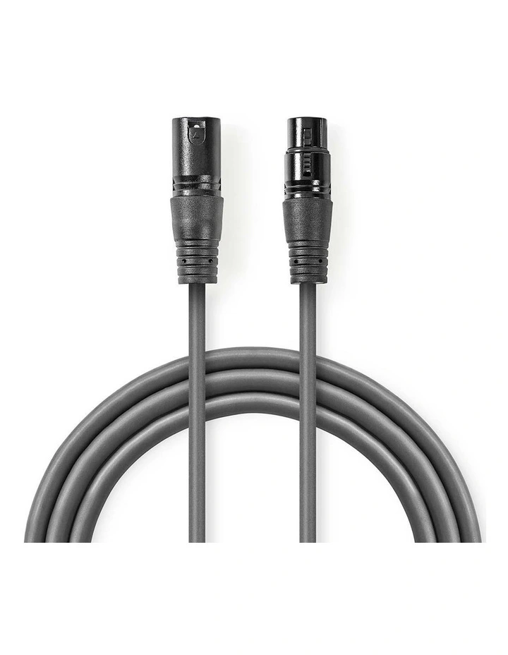 Balanced Audio Cable XLR 3-Pin Male to XLR 3-Pin Female 5.00m image 2