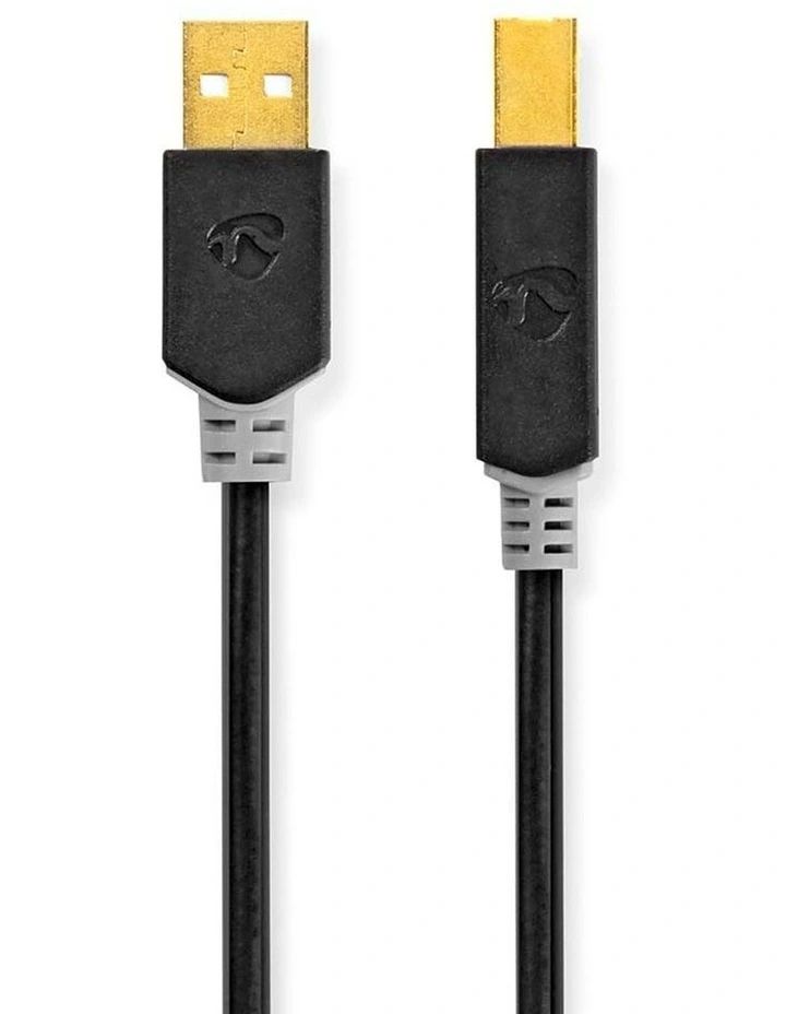 USB Cable USB-A Male to USB-B Male 1.00m image 2