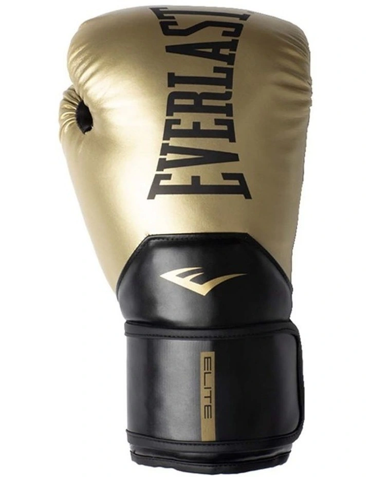 ELITE2 BOXING GLOVES 12oz, GOLD/BLACK image 2