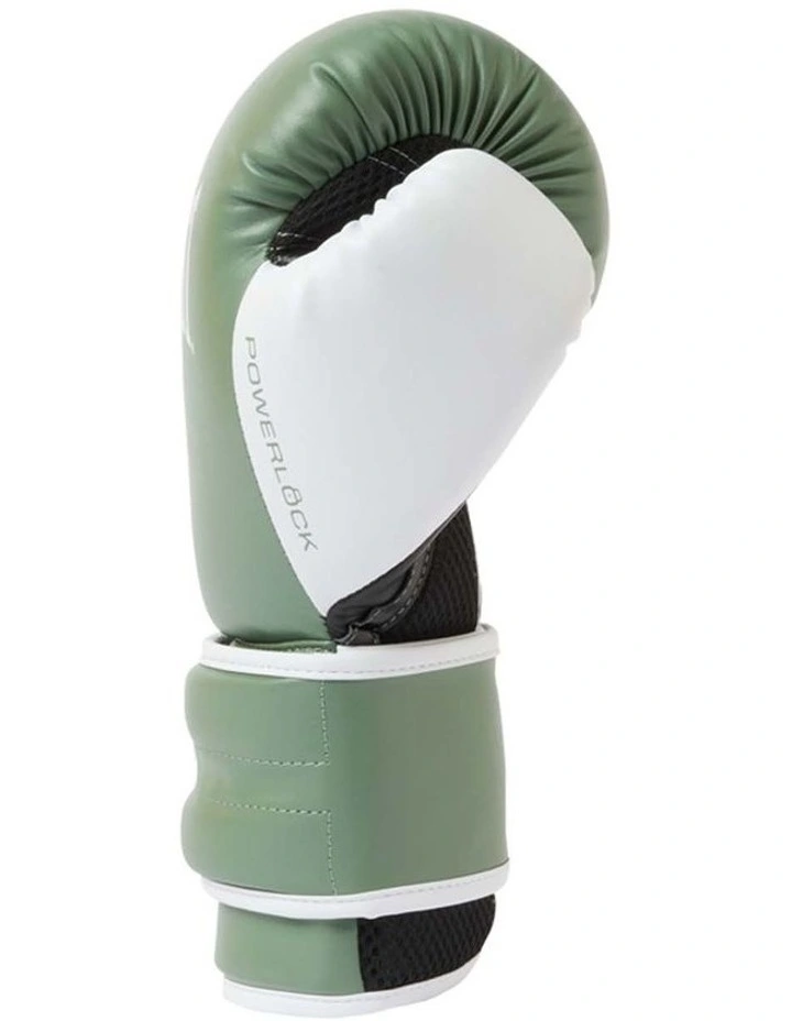 POWERLOCK2 TRAINING GLOVES 12oz, ARMY GREEN/WHITE image 3