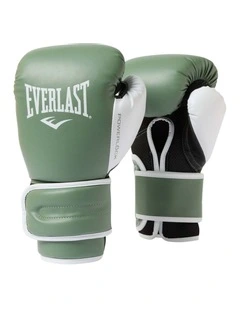 POWERLOCK2 TRAINING GLOVES 16oz, ARMY GREEN/WHITE