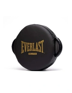 Elite Round Kick Shield, Black and gold