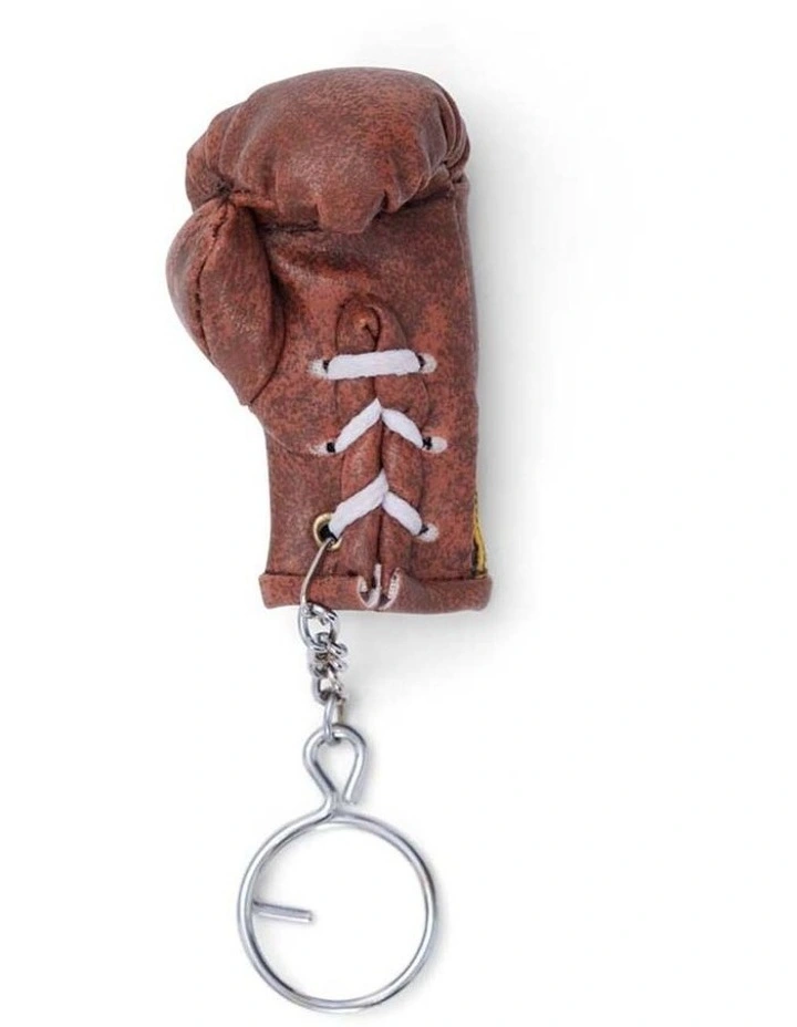 Glove Keychain in Brown image 2