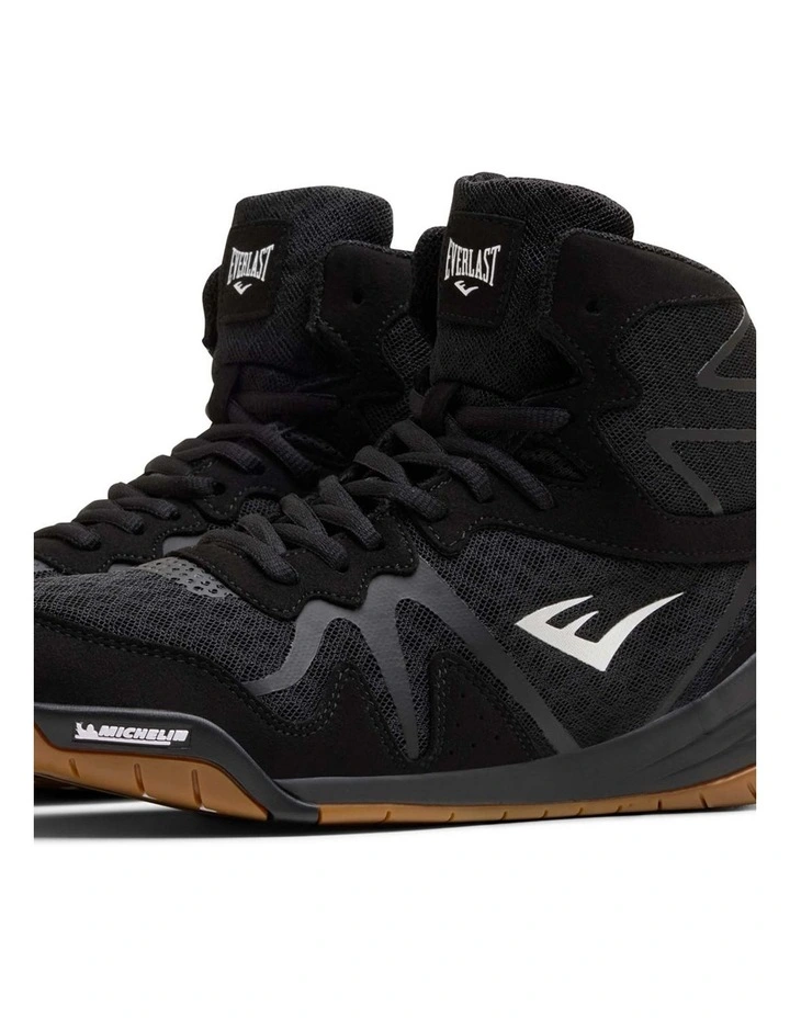 PIVT BOXING BOOTS, BLACK/BLACK image 3