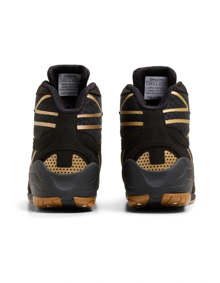 PIVT BOXING BOOTS, BLACK/GOLD image 6