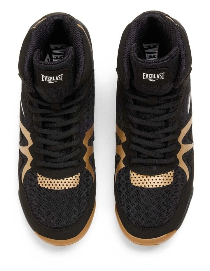 PIVT BOXING BOOTS, BLACK/GOLD image 7