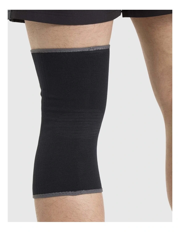 Woven Knee Support in Black image 2