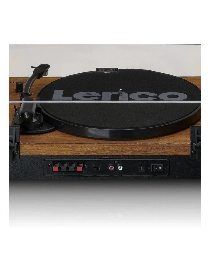Turntable with Bluetooth & 2 Separate Speakers in Wood image 5