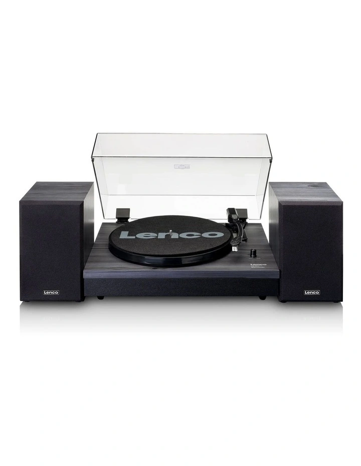 Turntable with Bluetooth & 2 Separate Speakers in Black image 5