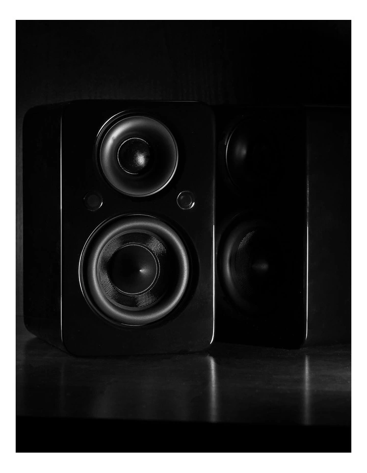 Mini MKII Active Bookshelf Speaker - High Gloss Black image 6