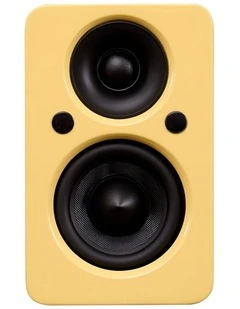 Mini MKII Active Bookshelf Speaker in Yellow