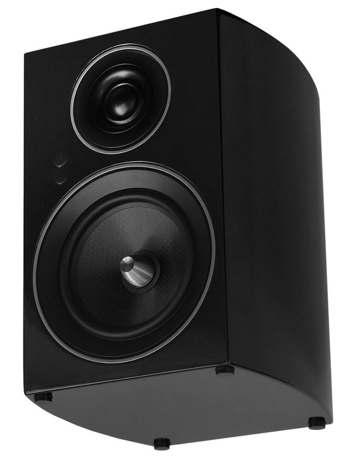 C707 PA Active Bookshelf Speaker in Black image 3