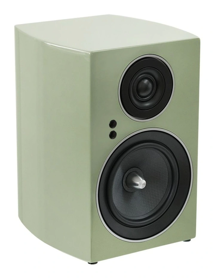 C707 PA Active Bookshelf Speaker in Khaki Green image 2