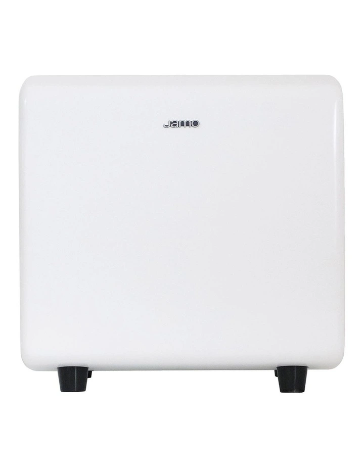 Cube Compact Powered Subwoofer in Matte White image 3