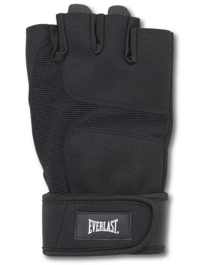 Wrist Support Fitness Glove in Black image 3