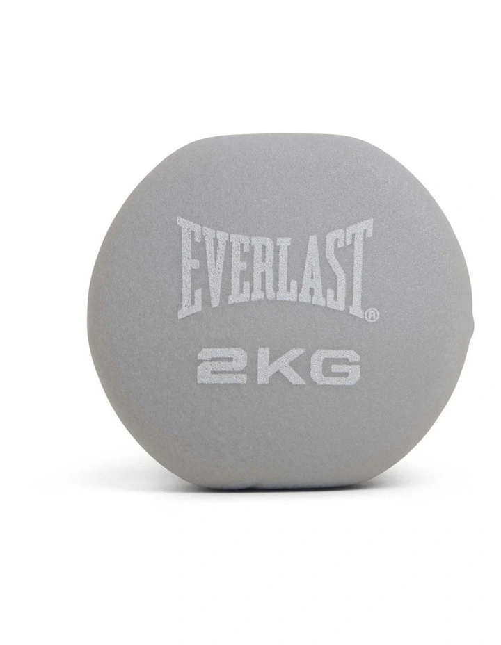 Neoprene Dumbbell 2Kg in Grey image 2